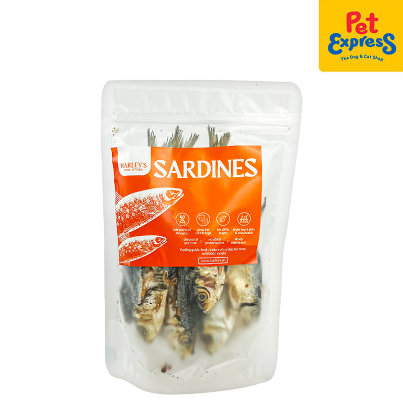 Harley's Dehydrated Sardines Dog Treats 50g