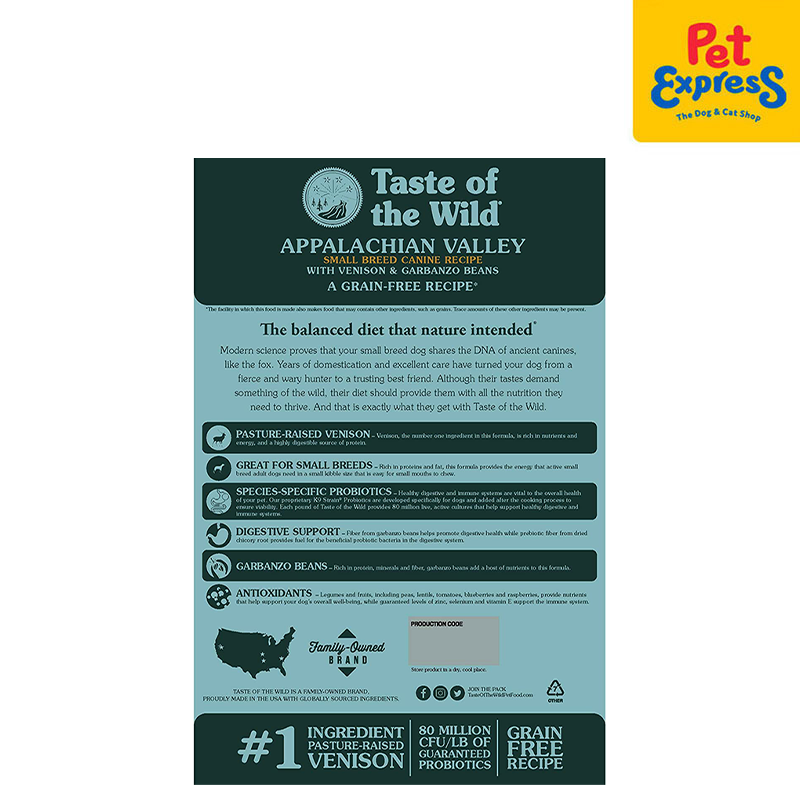 Taste of The Wild Puppy Appalachian Valley Dry Dog Food 2kg