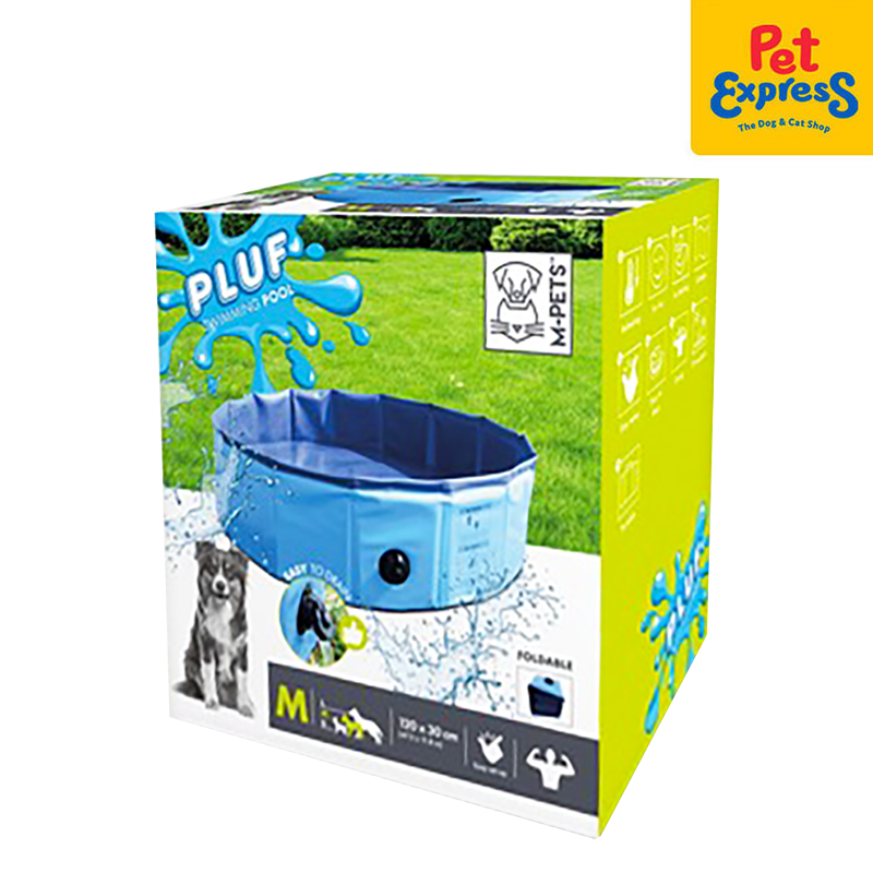 M-Pets Pluf Swimming Pool Medium Blue