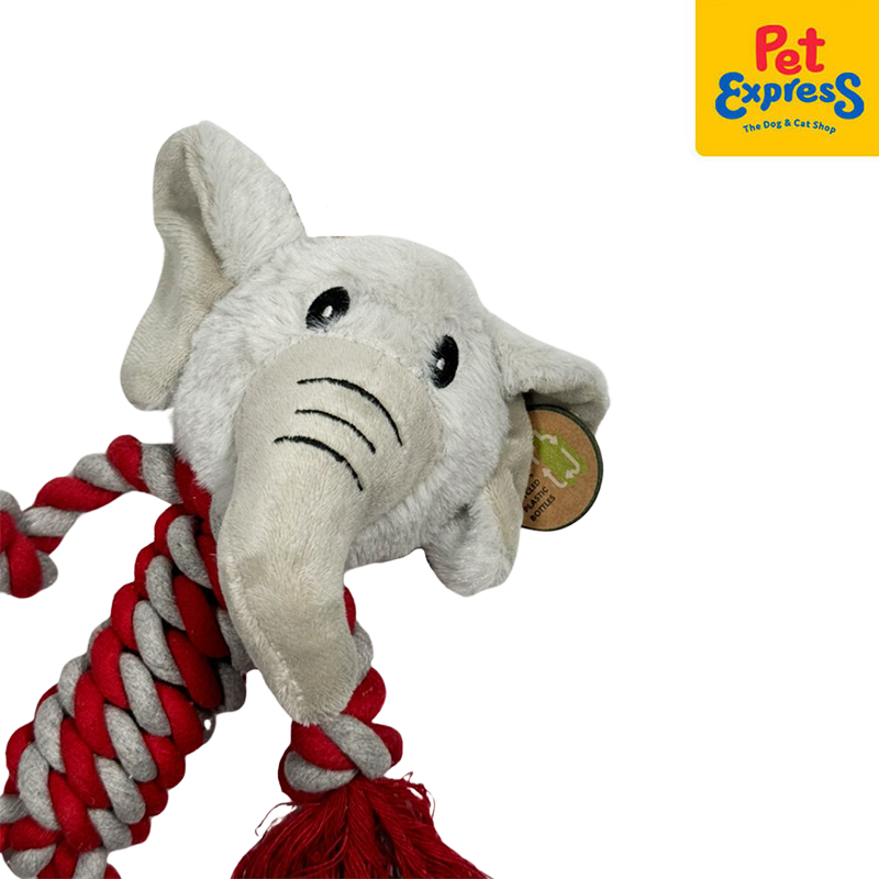 M-Pets Eco Bailey Elephant Rope Tug Dog Toys