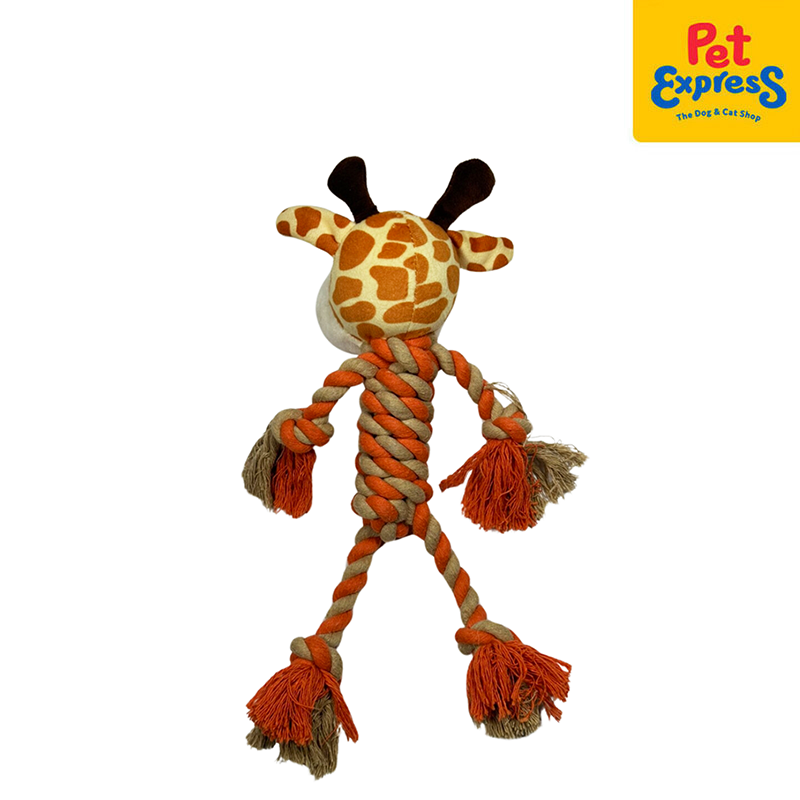 M-Pets Eco Zia Giraffe Rope Tug Dog Toys