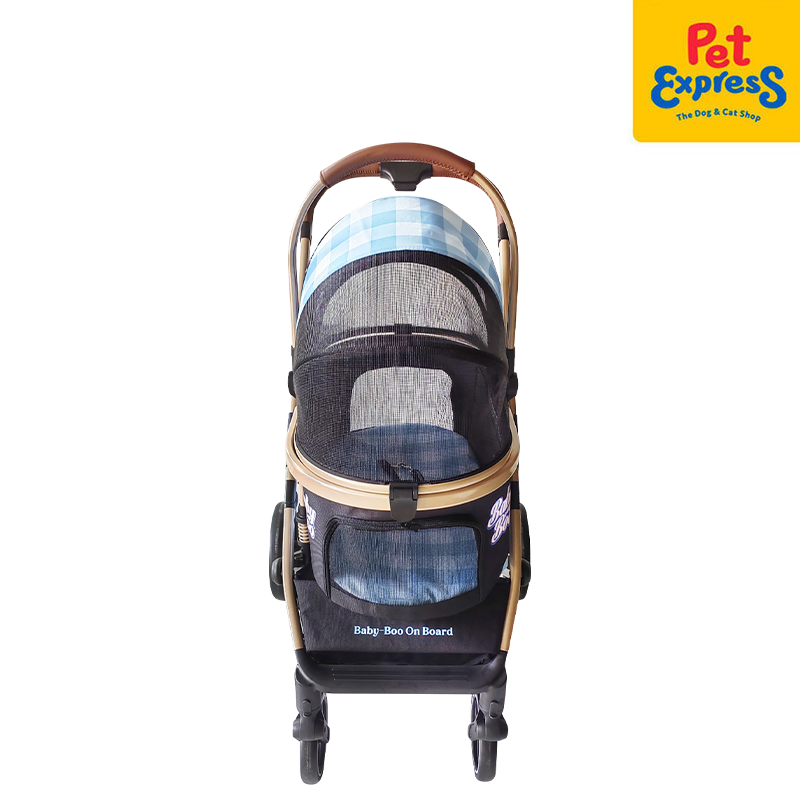 [FOR PRE-ORDER] Baby Boo 2-in1 Fashionable Pet Stroller 83x62.5x101cm Blue