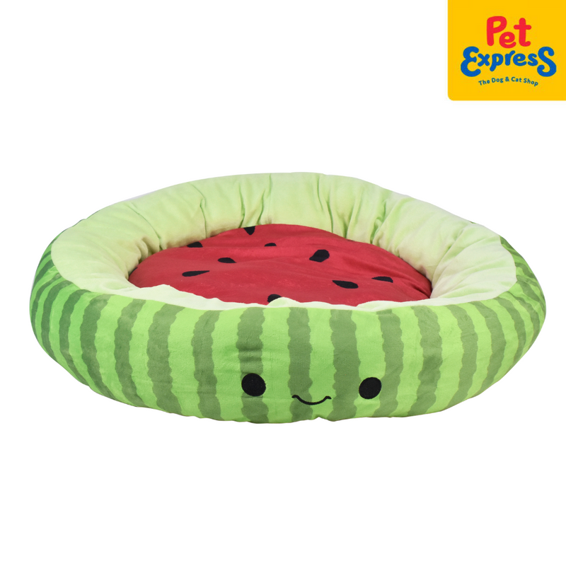 Pet Express Round Fruit Watermelon Pet Bed 68x10x68cm