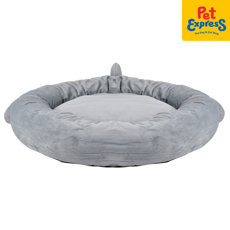 Pet Express Round Animal Shark Pet Bed 68x10x18cm