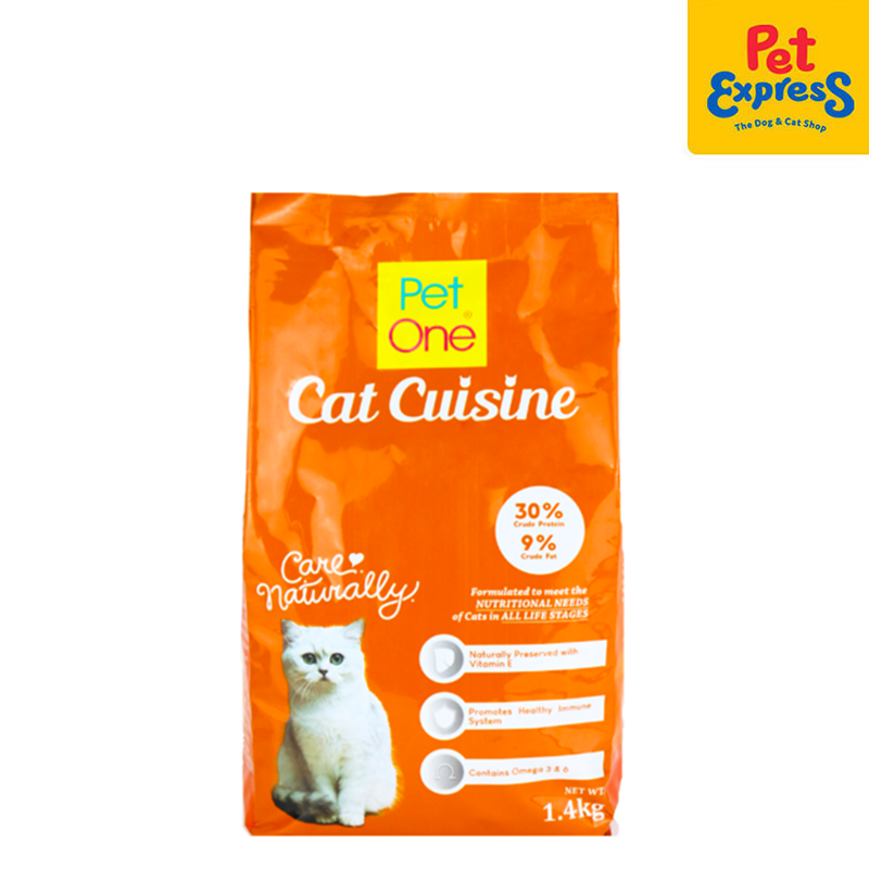 Pet One All Life Stages Cat Cuisine Dry Cat Food 1.4kg