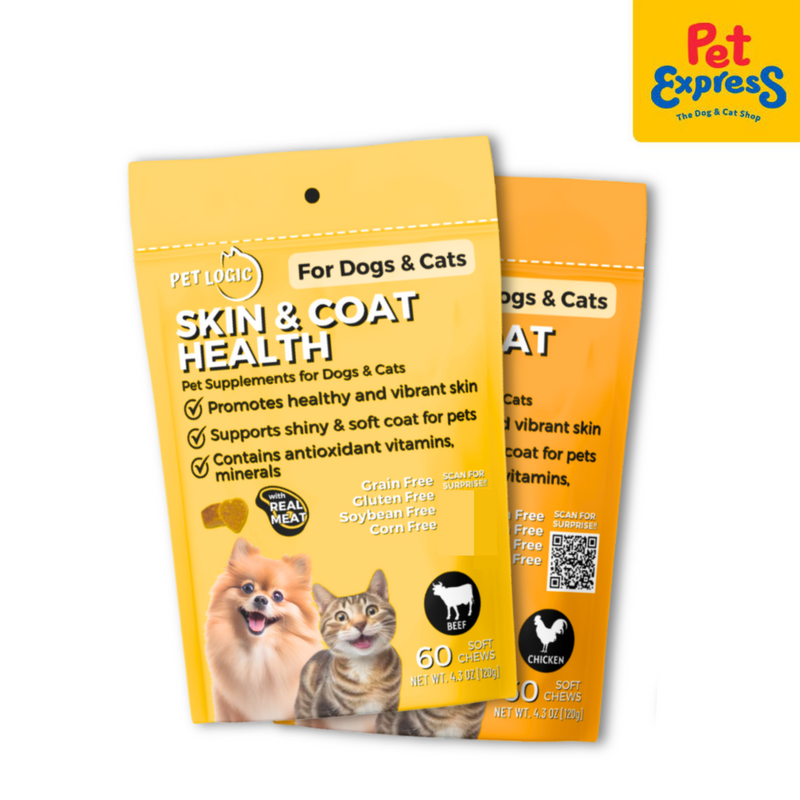 Pet Logic Skin and Coat Health Beef Pet Supplement 120g