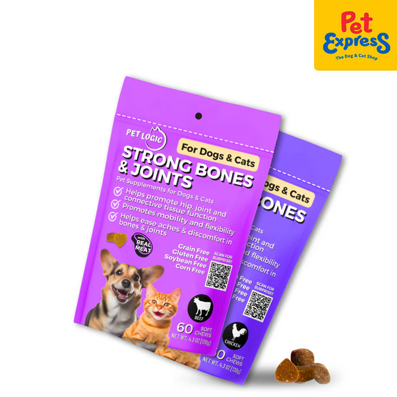 Pet Logic Strong Bones and Joints Beef Pet Supplement 120g