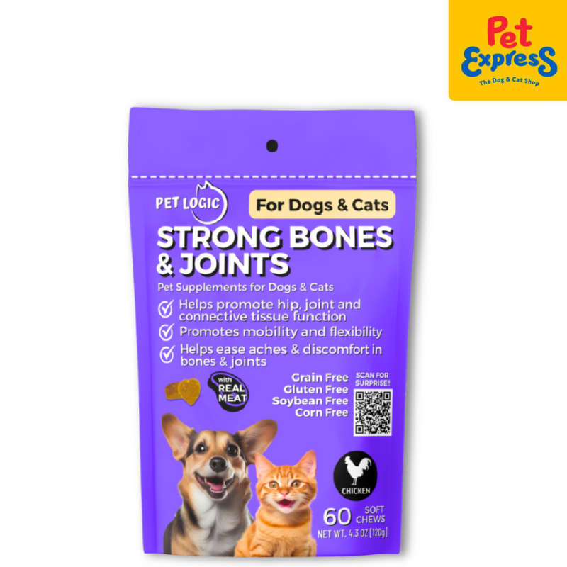 Pet Logic Strong Bones and Joints Chicken Pet Supplement 120g