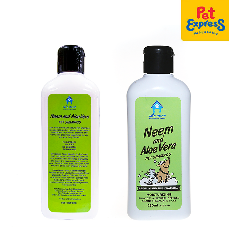 Safe House Neem and Aloe Vera Pet Shampoo 250ml