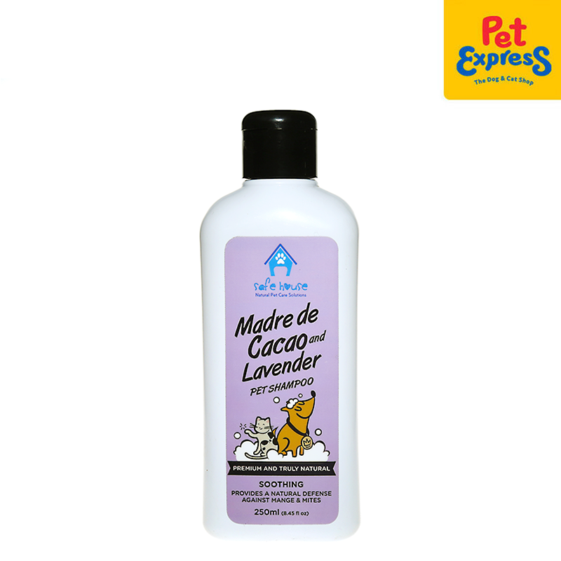 Safe House Madre de Cacao and Lavender Pet Shampoo 250ml