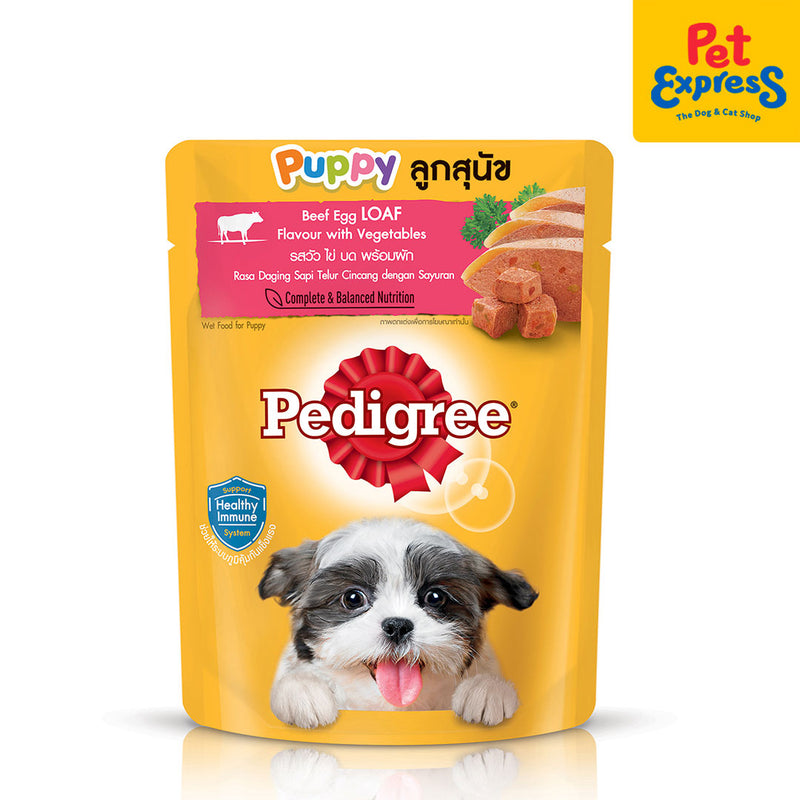 Pedigree Puppy Mini Milk Dry Dog Food 1.3kg with FREE Pedigree 80g