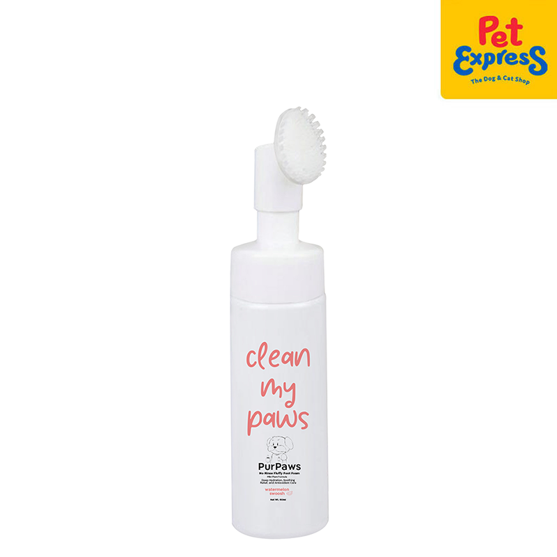 PurPaws Watermelon Swoosh Clean My Paws Pet Foam 150ml