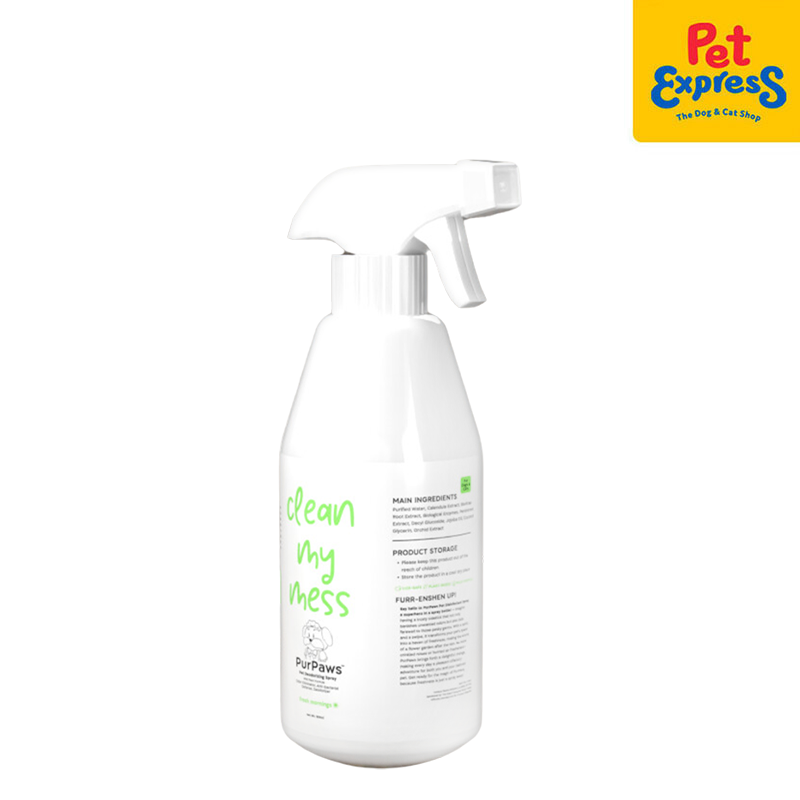 PurPaws Fresh Mornings Clean My Mess Disinfectant Pet Spray 500ml