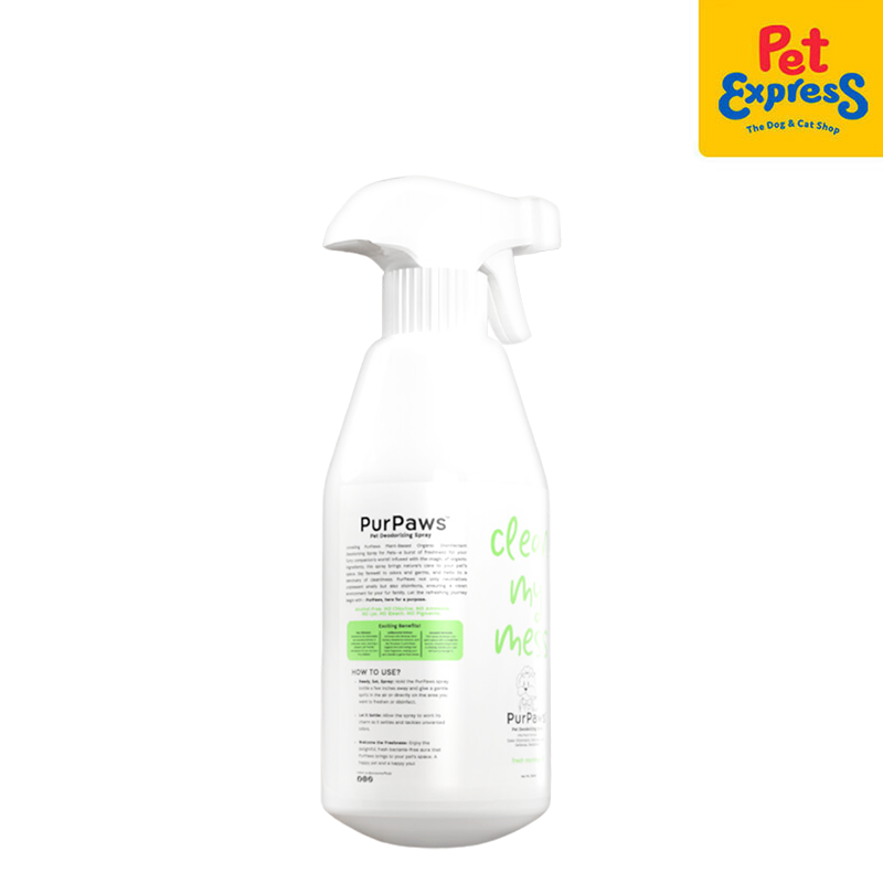 PurPaws Fresh Mornings Clean My Mess Disinfectant Pet Spray 500ml