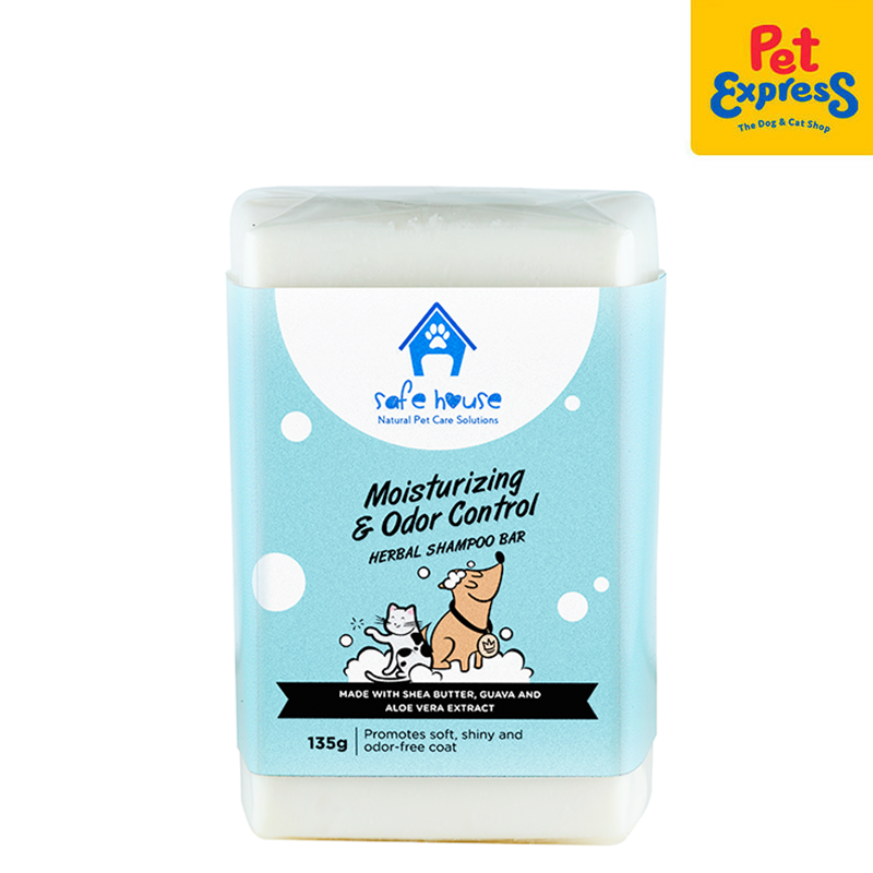 Safe House Moisturizing and Odor Control Herbal Bar Pet Shampoo 135g