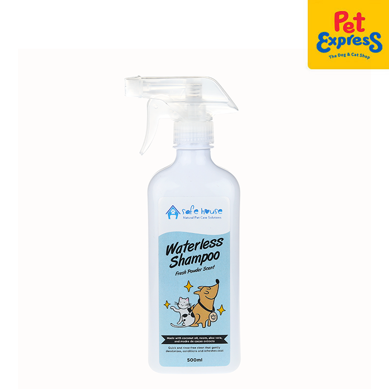 Safe House Waterless Fresh Powder Scent Pet Shampoo 500ml