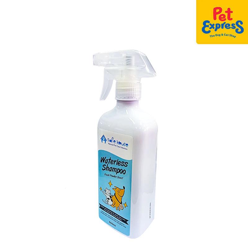 Safe House Waterless Fresh Powder Scent Pet Shampoo 500ml