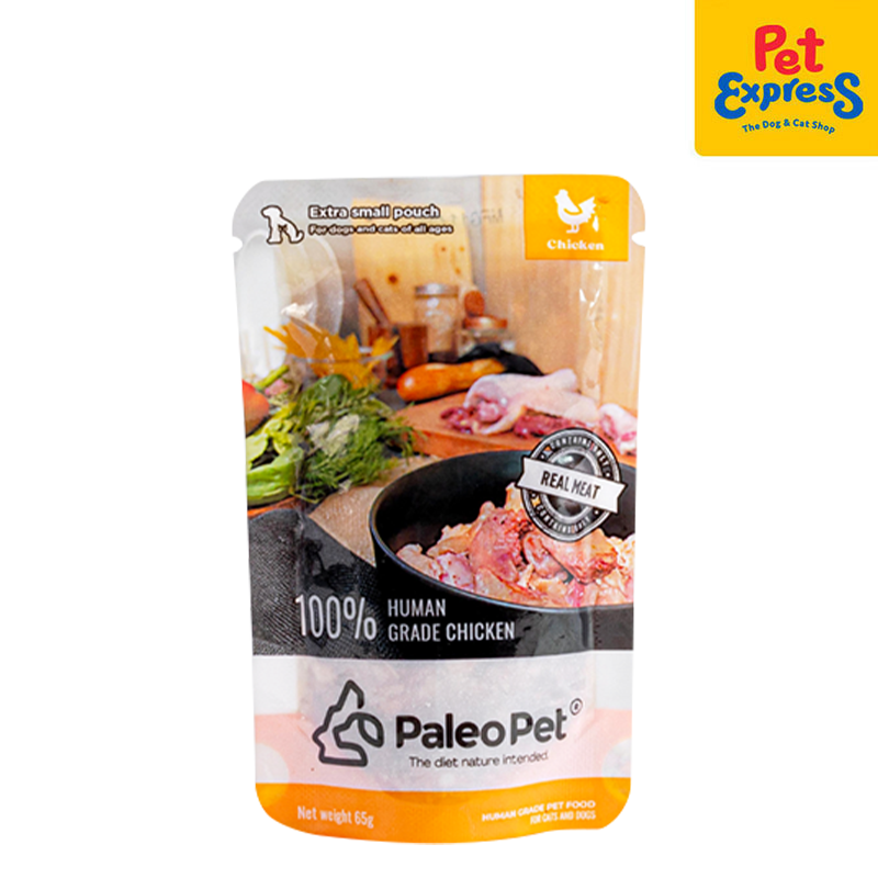 Paleo Pet Chicken Wet Dog Food 65g (6 pouches)