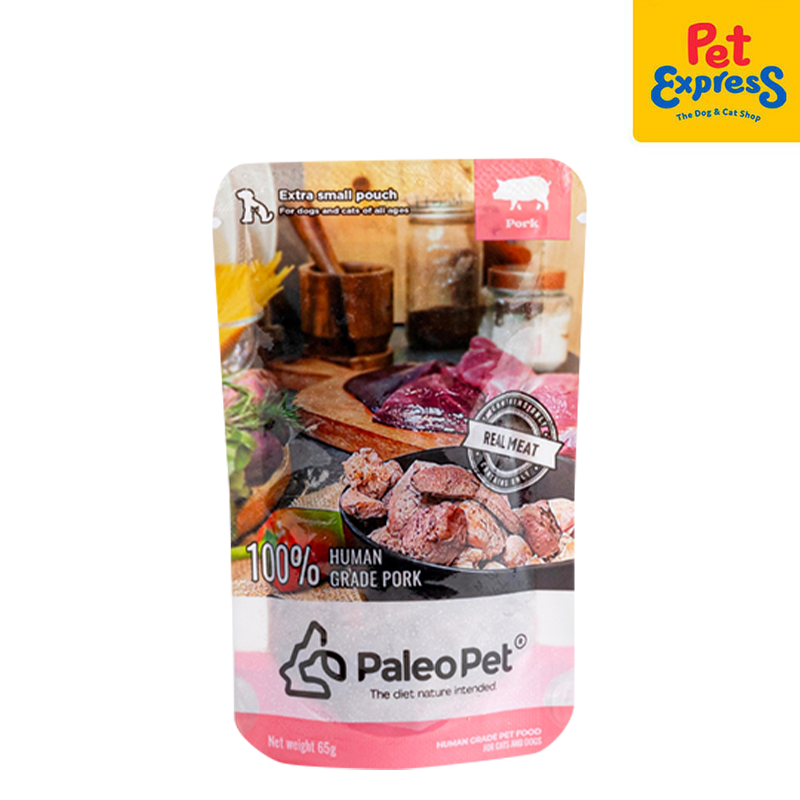 Paleo Pet Pork Wet Dog Food 65g (6 pouches)