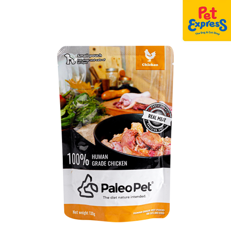 Paleo Pet Chicken Wet Dog Food 130g (6 pouches)