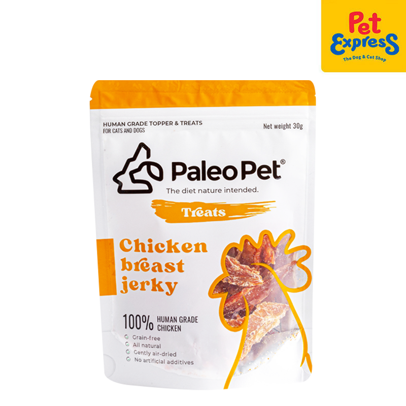 Paleo Pet Air Dried Chicken Breast Jerky Dog Treats 30g