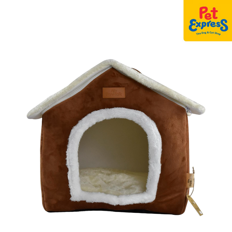 Pet Express Gingerbread House Cave Pet Bed