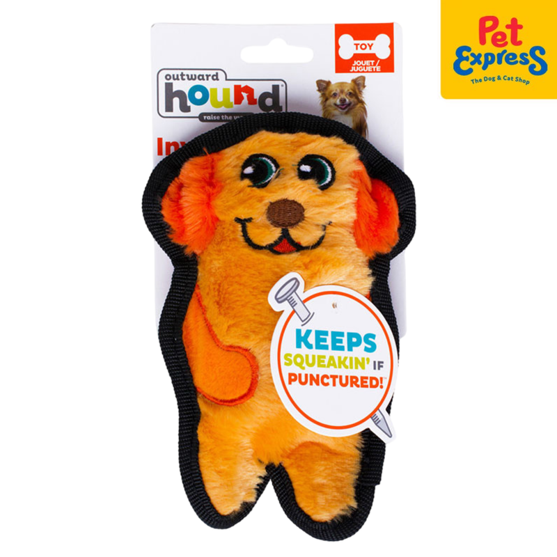 Outward Hound Invicibles Dog Dog Toy Extra Small Orange