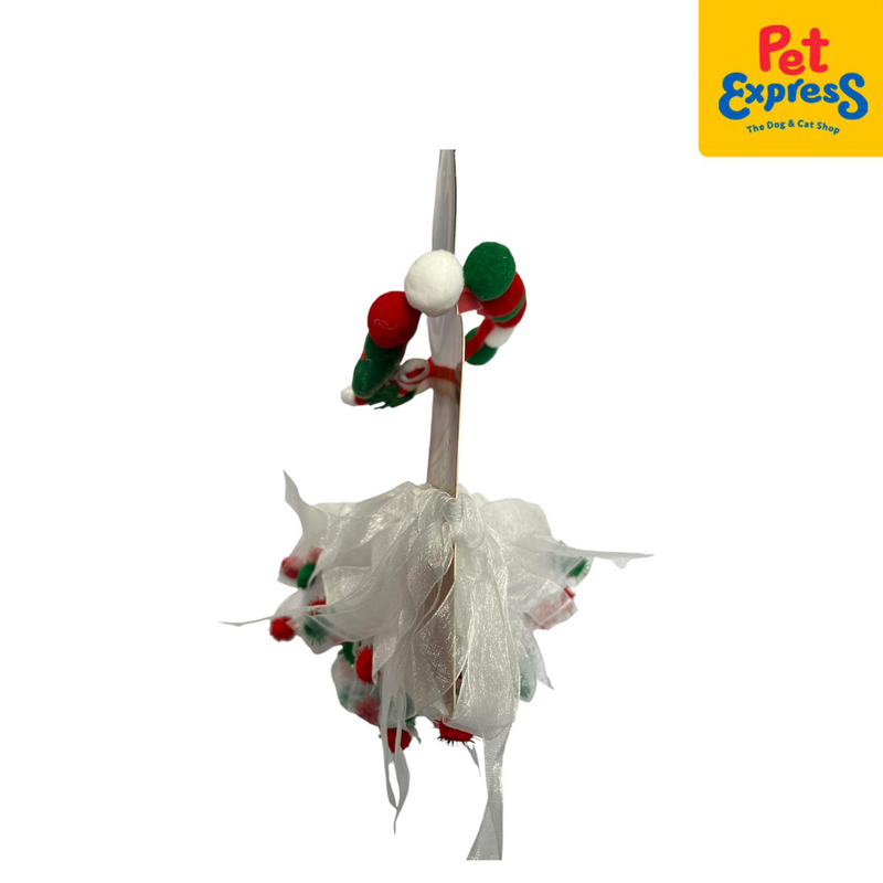 Pet Pals Christmas Balls Tutu Set Dog Costume Small White