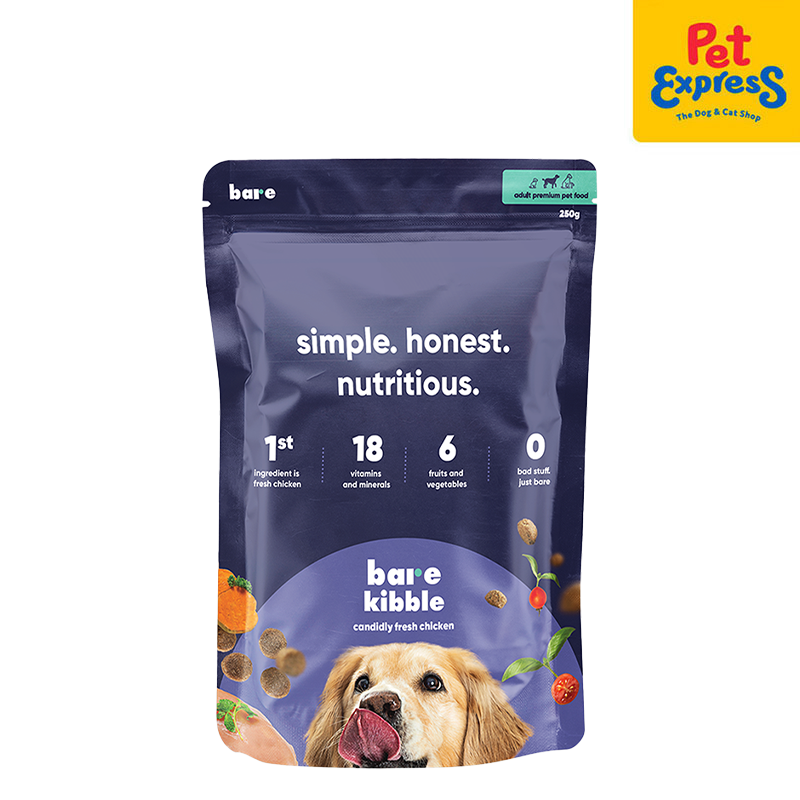 Bare Adult Chicken Dry Dog Food 250g