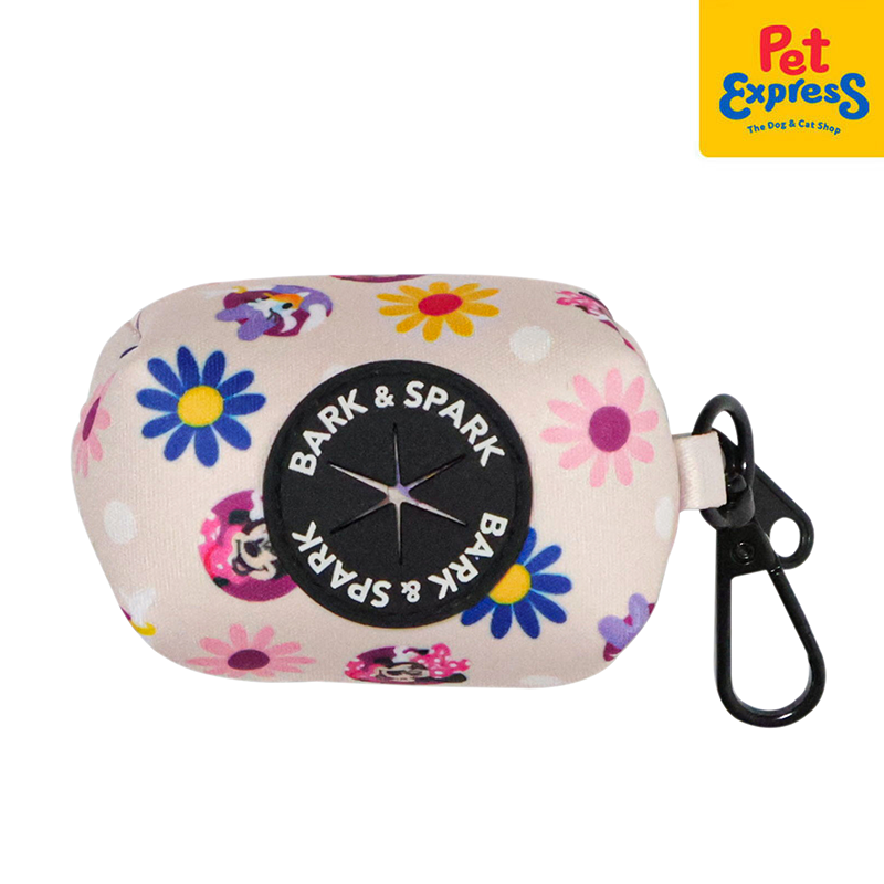 Bark and Spark Minnie and Daisy Dog Poop Bag Medium Floral