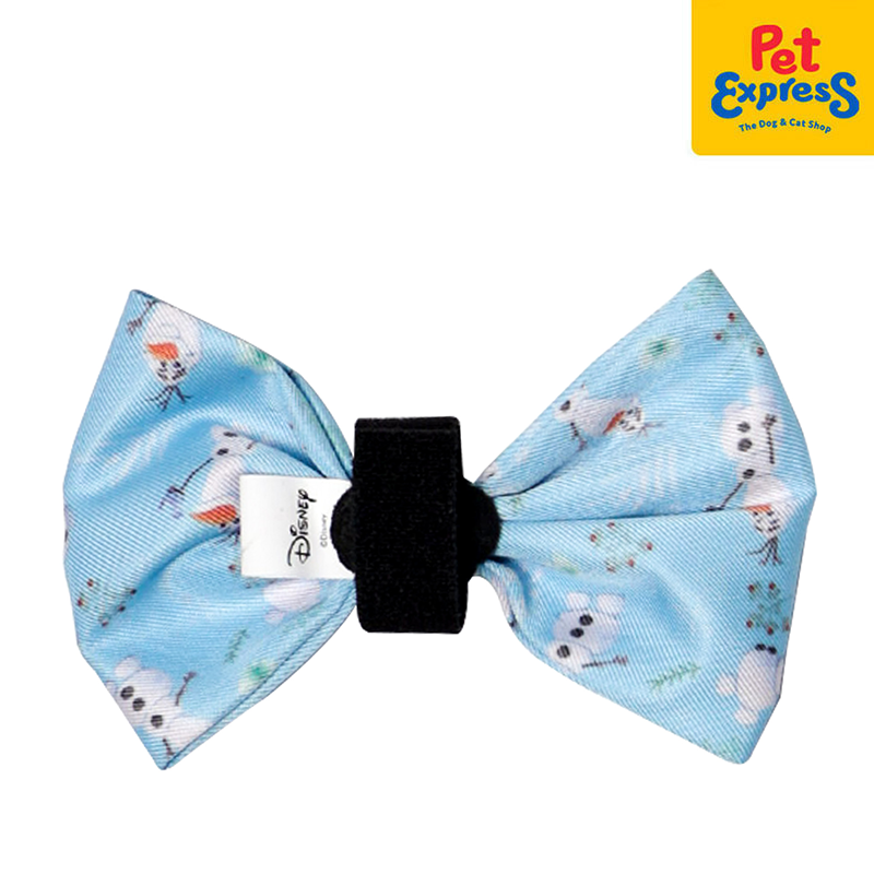 Bark and Spark Frozen Olaf Dog Bow Tie Medium Blue