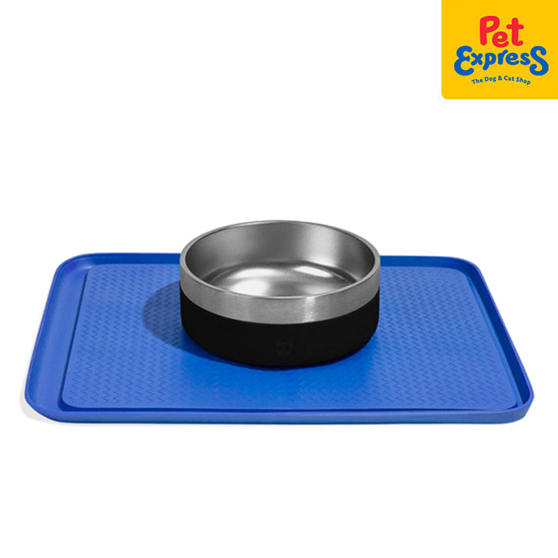 Zee.Mat Blue Dog Bowl Mat