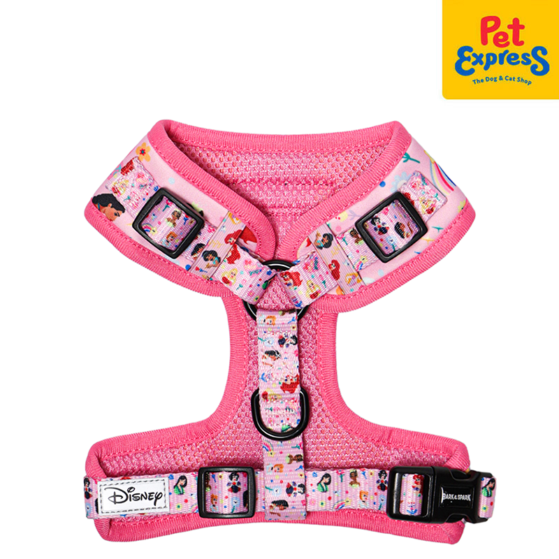 Bark and Spark Disney Princess True to Your Heart Dog Harness Extra Small Pink