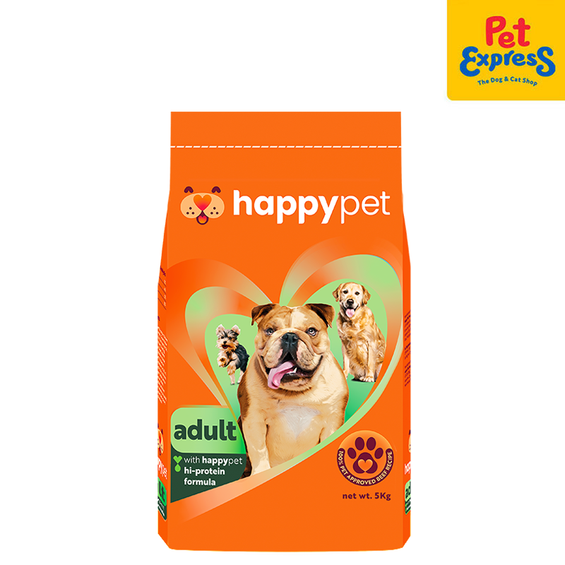 Happy Pet Adult Beef Recipe Dry Dog Food 5kg