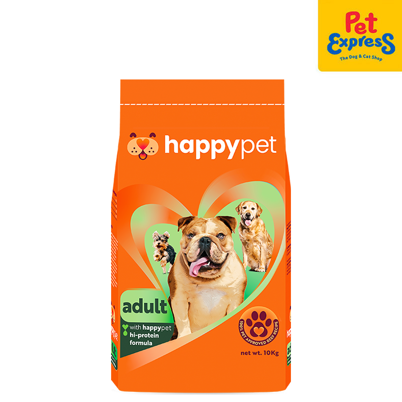 Happy Pet Adult Beef Recipe Dry Dog Food 10kg