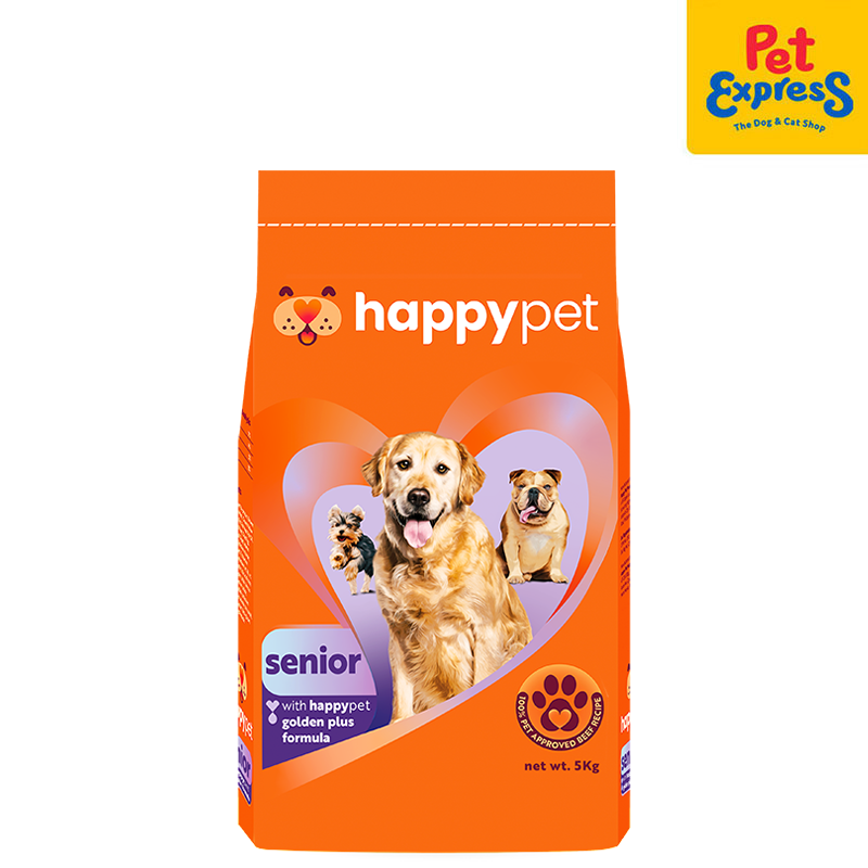 Happy Pet Senior Beef Recipe Dry Dog Food 5kg