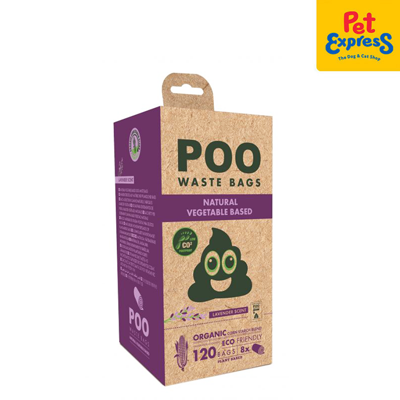 M-Pets Poo Lavender Scent Waste Bag 120s White