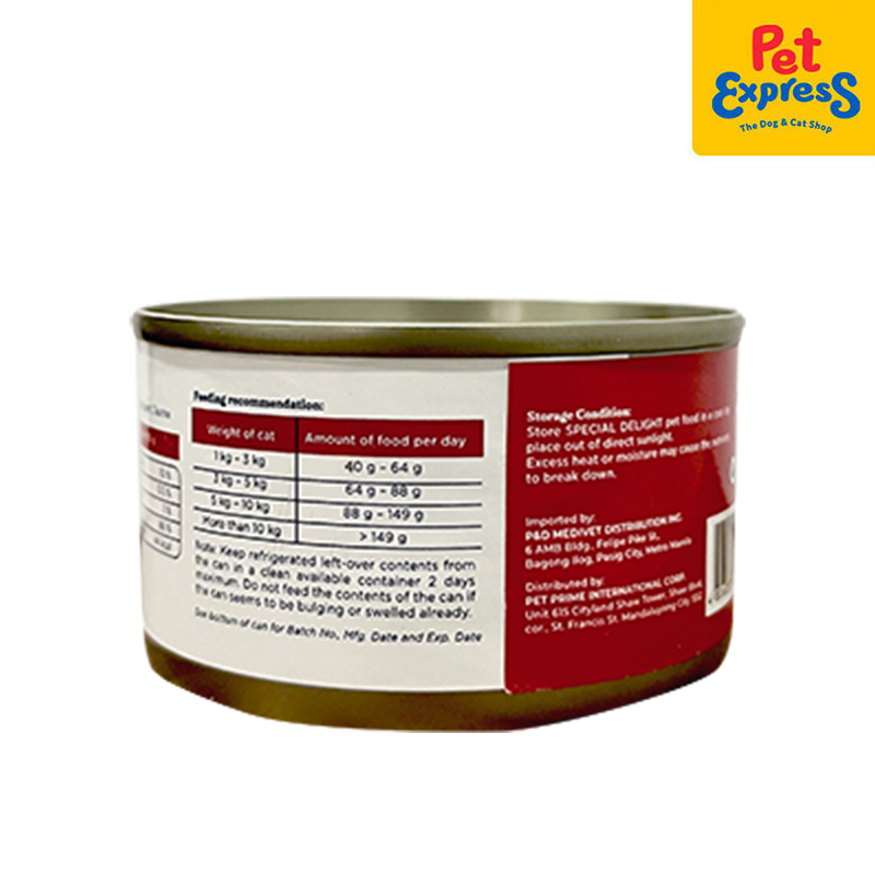 Special Delight Red Meat in Jelly Wet Cat Food 85g (6 cans)