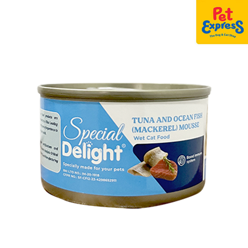 Special Delight Tuna and Oceanfish Mousse Wet Cat Food 85g (6 cans)