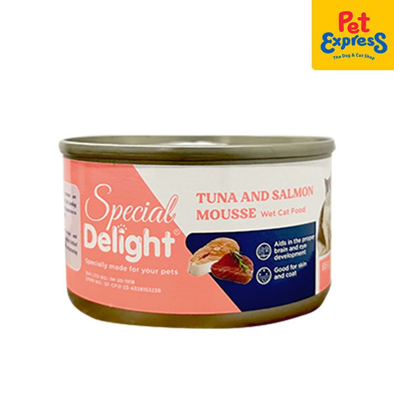 Special Delight Tuna and Salmon Mousse Wet Cat Food 85g (6 cans)