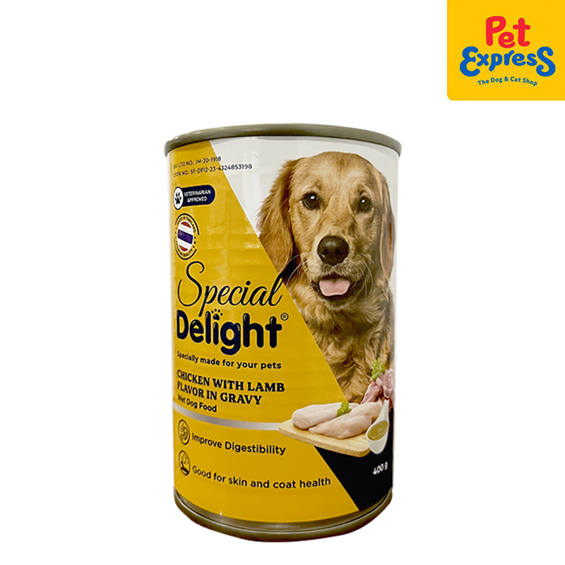 Special Delight Chicken with Lamb in Gavy Wet Dog Food 400g (2 cans)