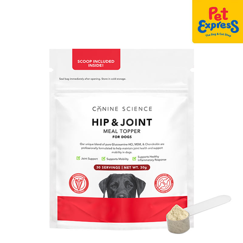 Canine Science Hip and Joint Meal Topper Dog Supplement 30g