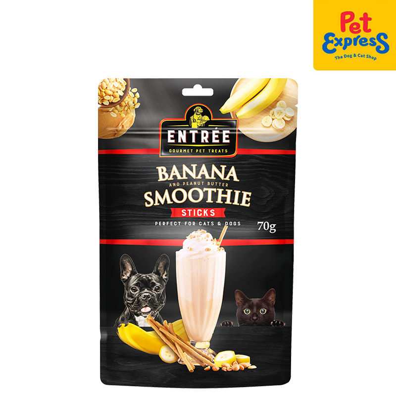 Entrée Gourmet Banana Peanut Smoothie Pet Treats 70g