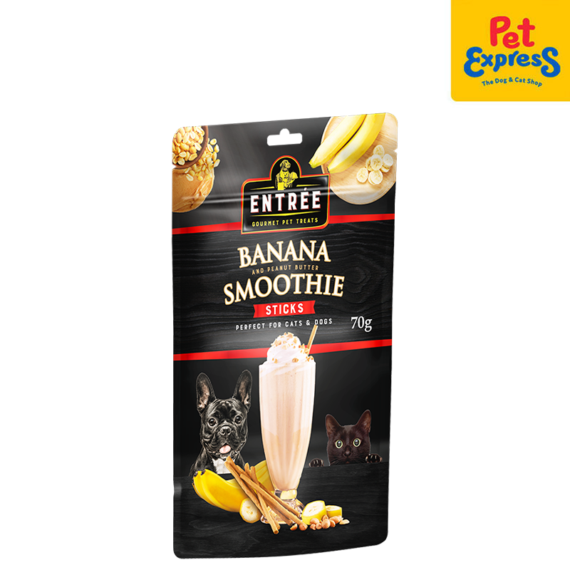 Entrée Gourmet Banana Peanut Smoothie Pet Treats 70g