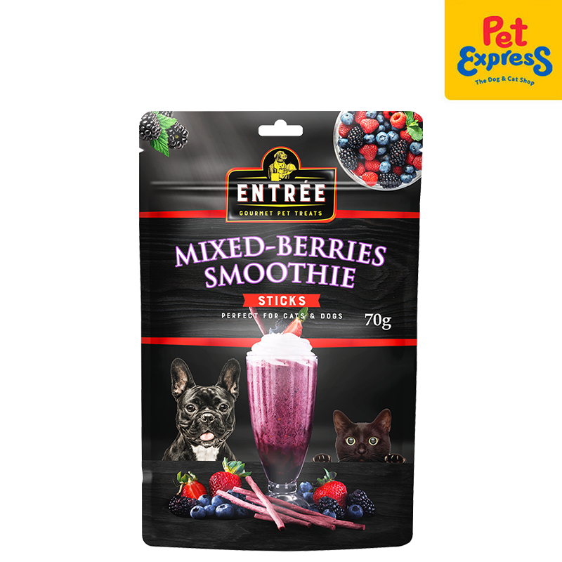 Entrée Gourmet Mixed Berries Smoothie Pet Treats 70g