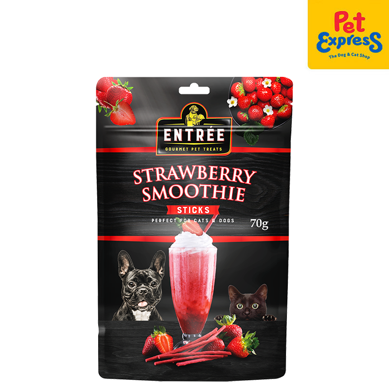 Entrée Gourmet Strawberry Smoothie Pet Treats 70g