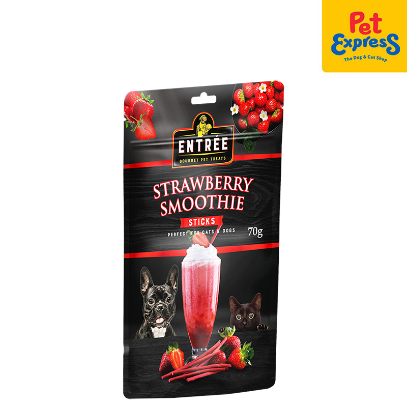 Entrée Gourmet Strawberry Smoothie Pet Treats 70g