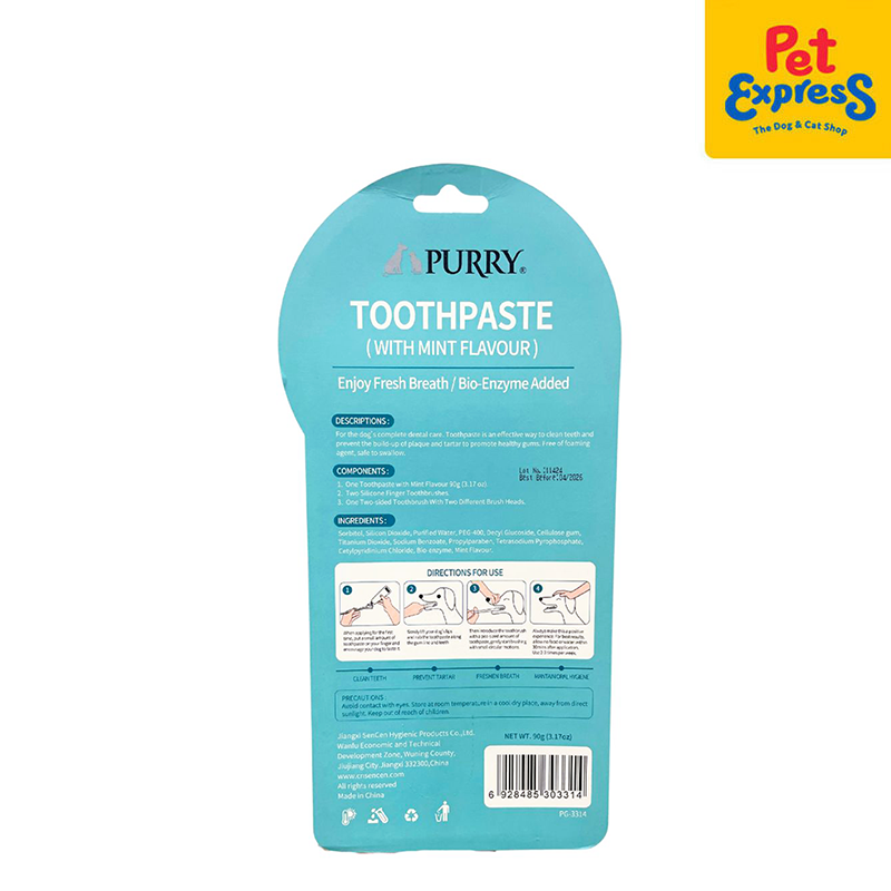 Purry Beef Dental Care Kit (Toothpaste and Toothbrush) 90g