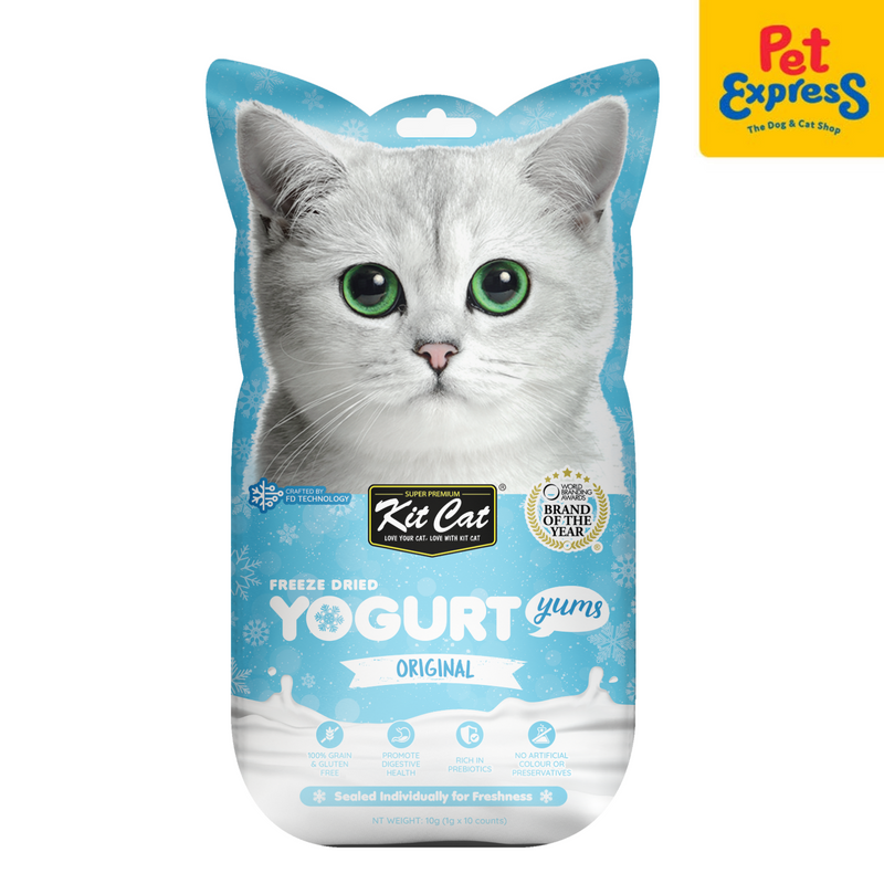 Kit Cat Freeze Dried Yogurt Original Cat Treats 10g