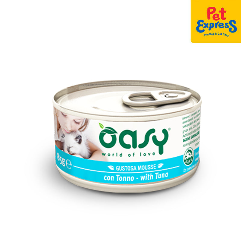 Oasy Tasty Mousse with Tuna Wet Cat Food 85g (EXPIRATION DATE: MARCH 28, 2025)